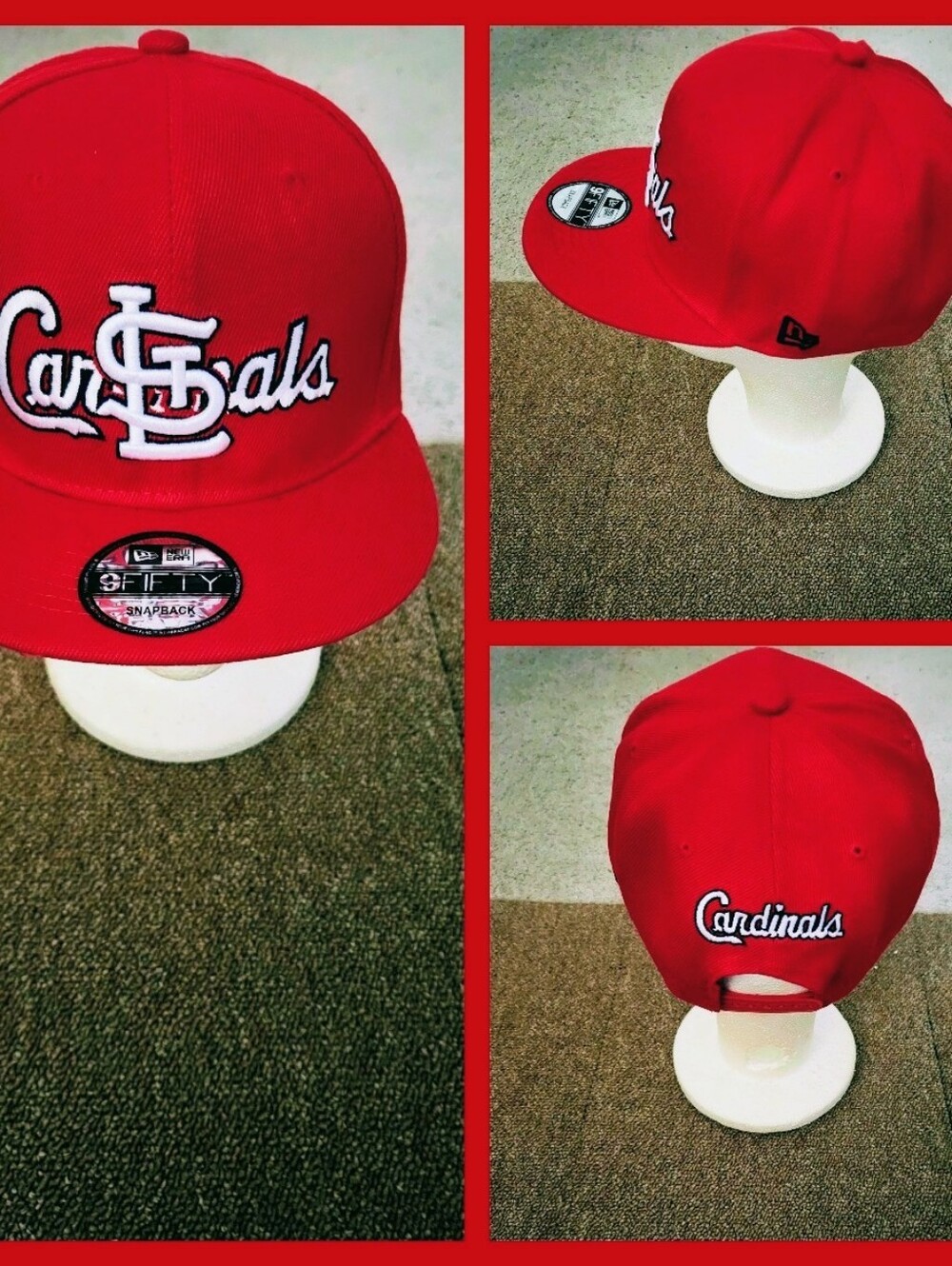 ST LOUIS CARDINALS MLB BASEBALL SNAPBACK HAT.